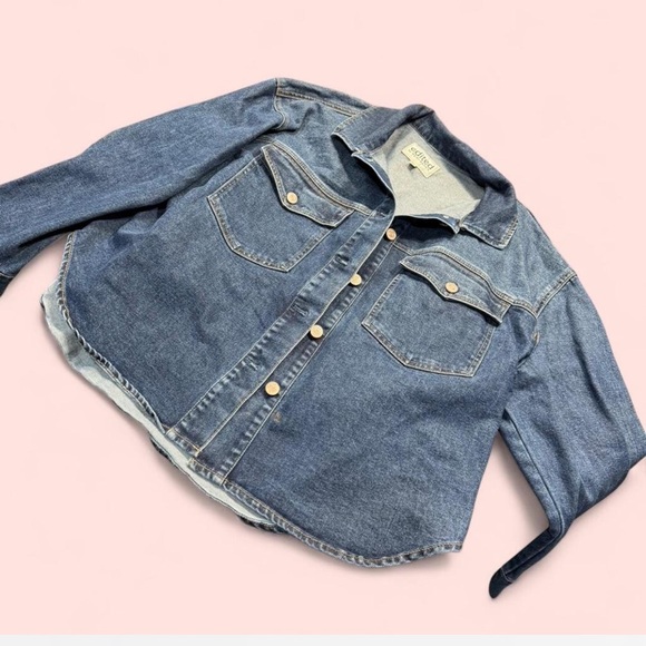 Classic Blue Denim Jean Jacket - Picture 4 of 4